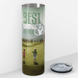 Golf Best Grandpa by Par 20oz Skinny Tumbler
