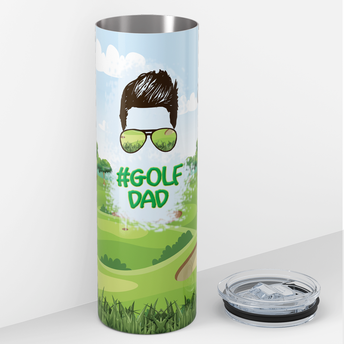 Hashtag Golf Dad 20oz Skinny Tumbler