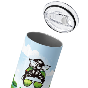 Hashtag Golf Mom 20oz Skinny Tumbler