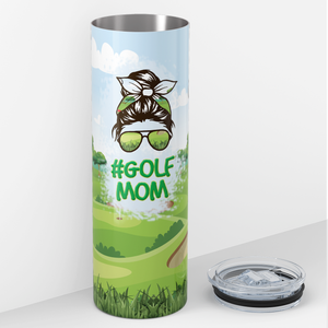 Hashtag Golf Mom 20oz Skinny Tumbler