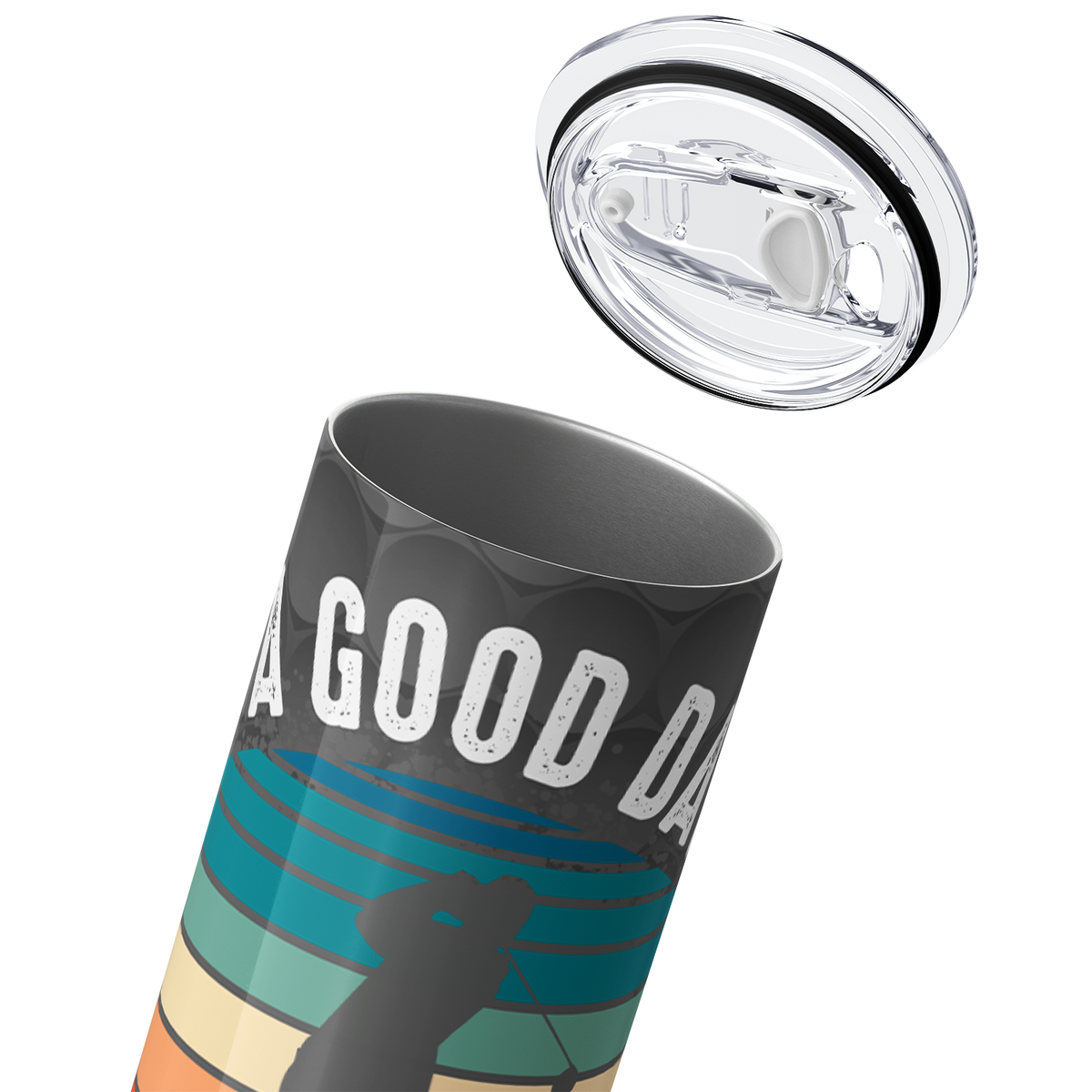 It's a Good Day to Play Golf Ombre 20oz Skinny Tumbler