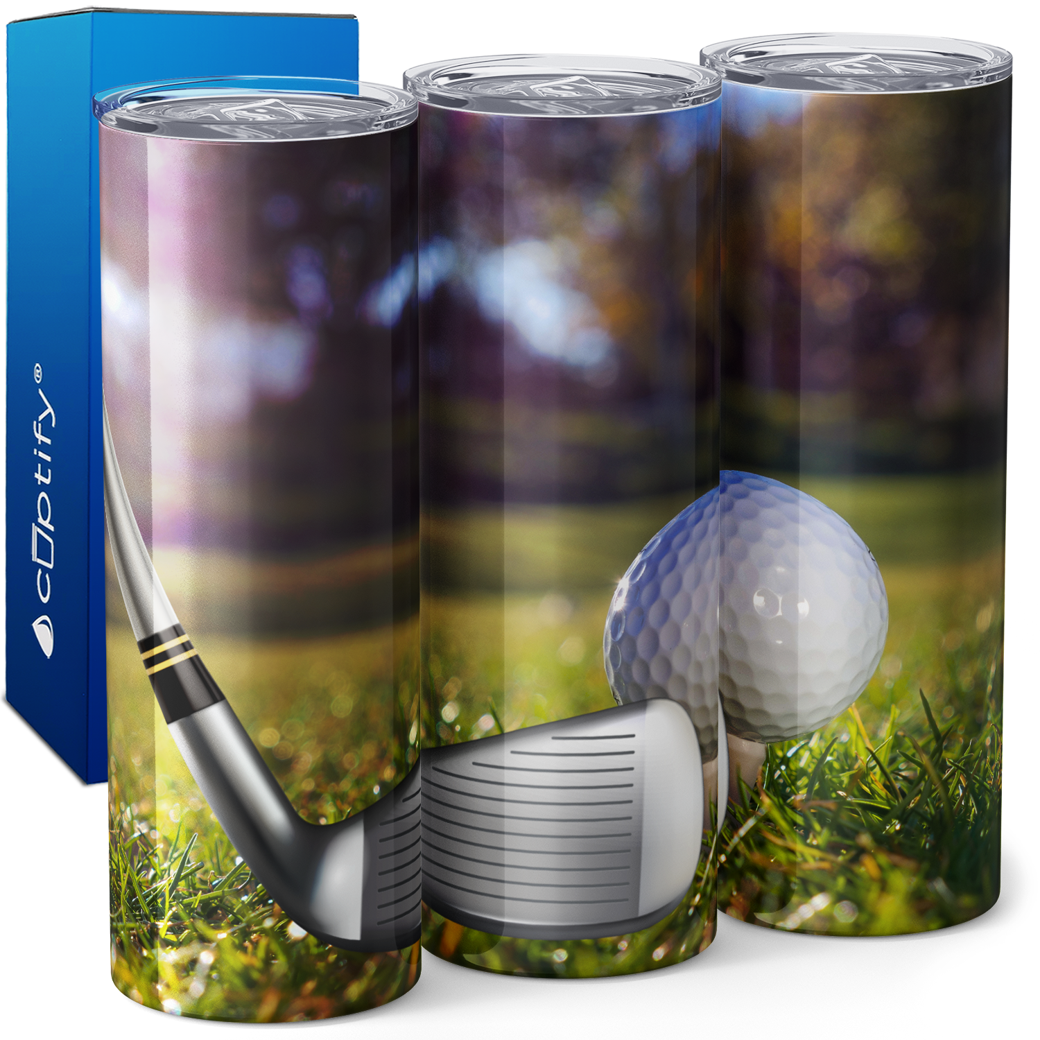 Play Golf 20oz Skinny Tumbler