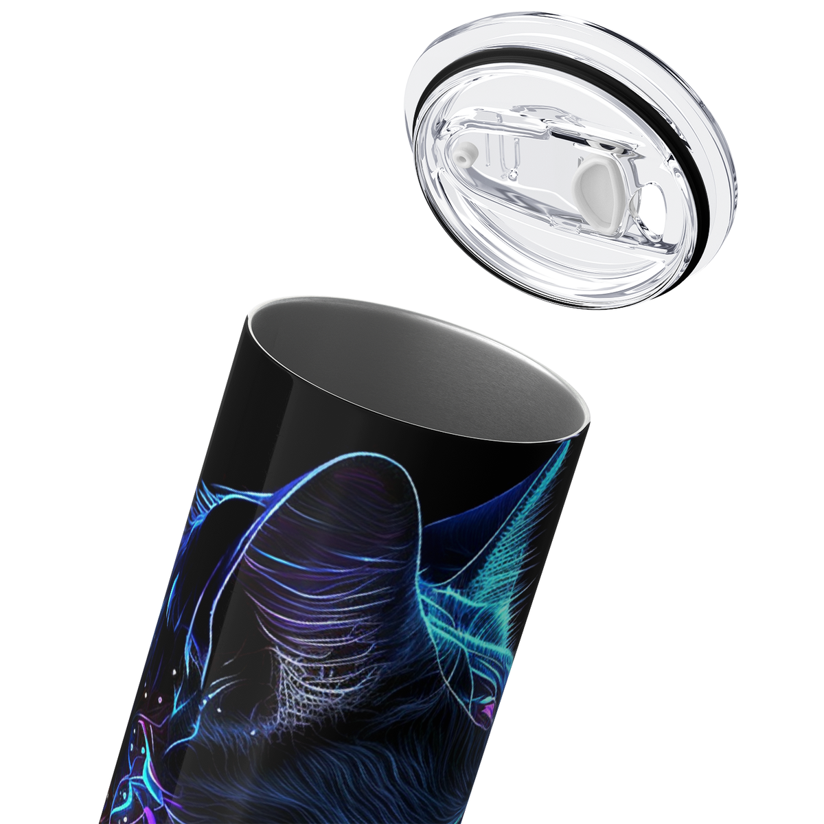 Cool Cat Side 20oz Skinny Tumbler