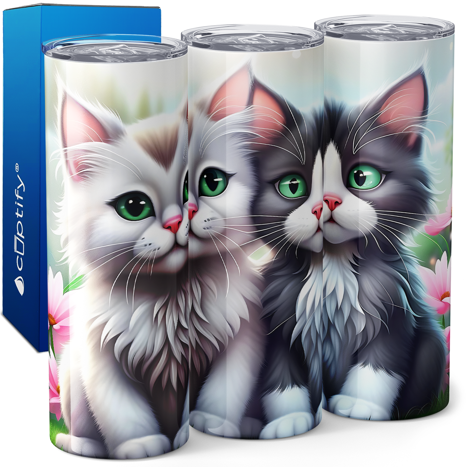 Sweet Cats 20oz Skinny Tumbler