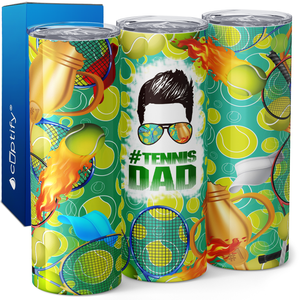 Tennis Dad 20oz Skinny Tumbler