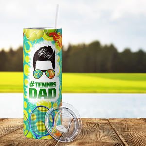 Tennis Dad 20oz Skinny Tumbler