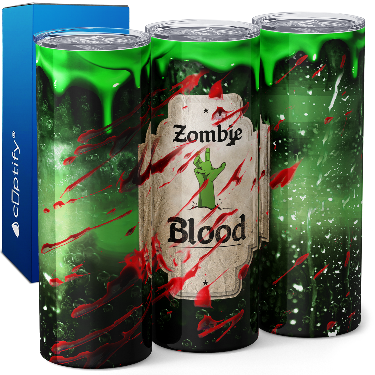 Zombie Blood Potion 20oz Skinny Tumbler