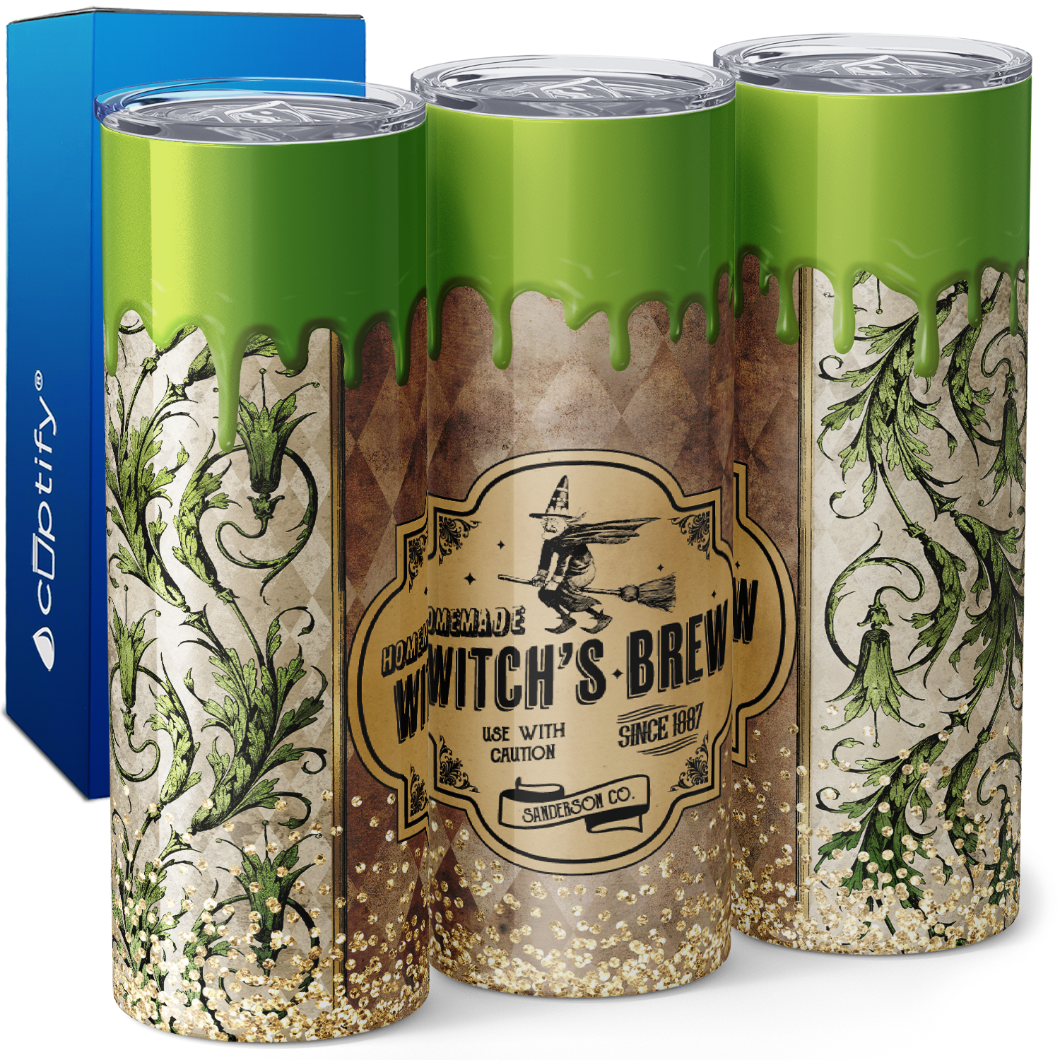 Homemade Witch's Brew Potion 20oz Skinny Tumbler