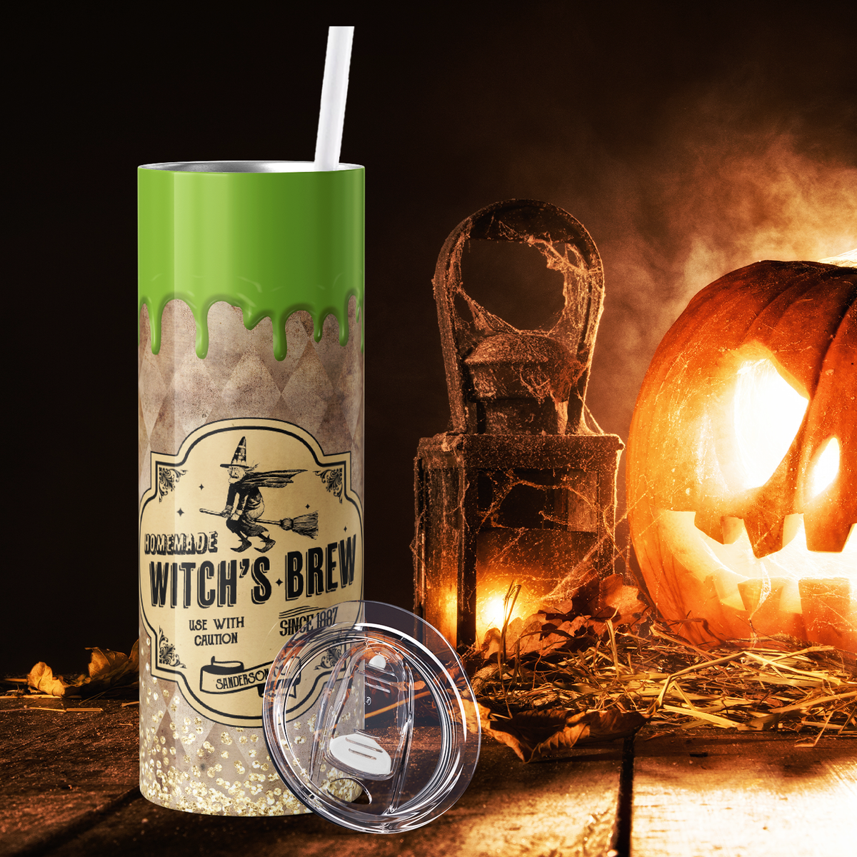 Homemade Witch's Brew Potion 20oz Skinny Tumbler