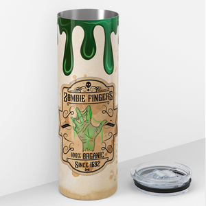 Zombie Fingers 100% Organic 20oz Skinny Tumbler