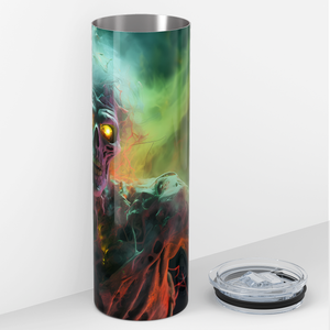 Smoking Zombie 20oz Skinny Tumbler