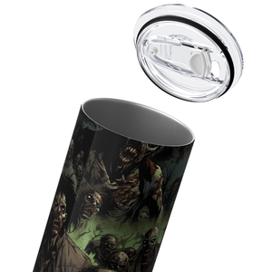 Zombies Green Smoke 20oz Skinny Tumbler