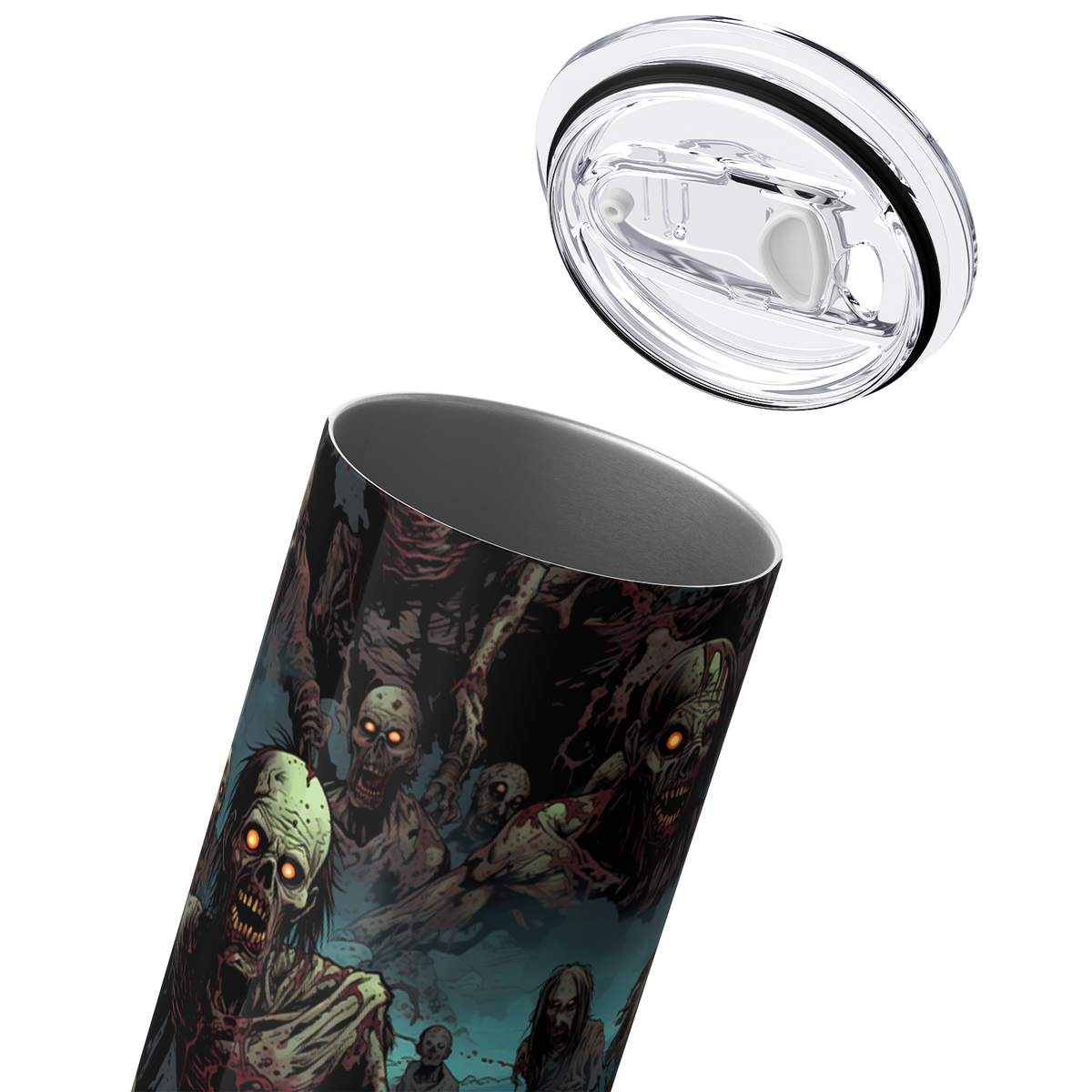 Zombies Blue Smoke 20oz Skinny Tumbler