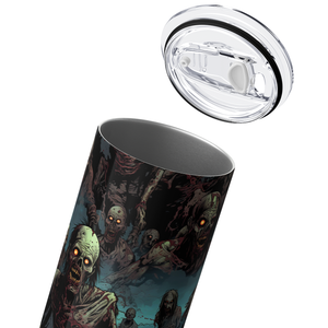 Zombies Blue Smoke 20oz Skinny Tumbler