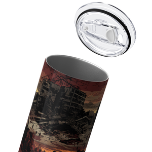 Zombie Torn City 20oz Skinny Tumbler