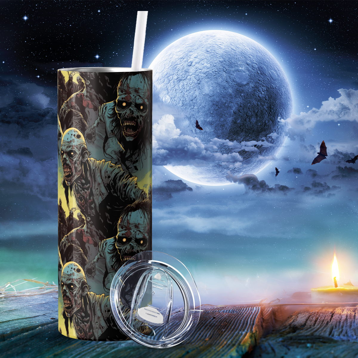 Zombie Outbreak 20oz Skinny Tumbler