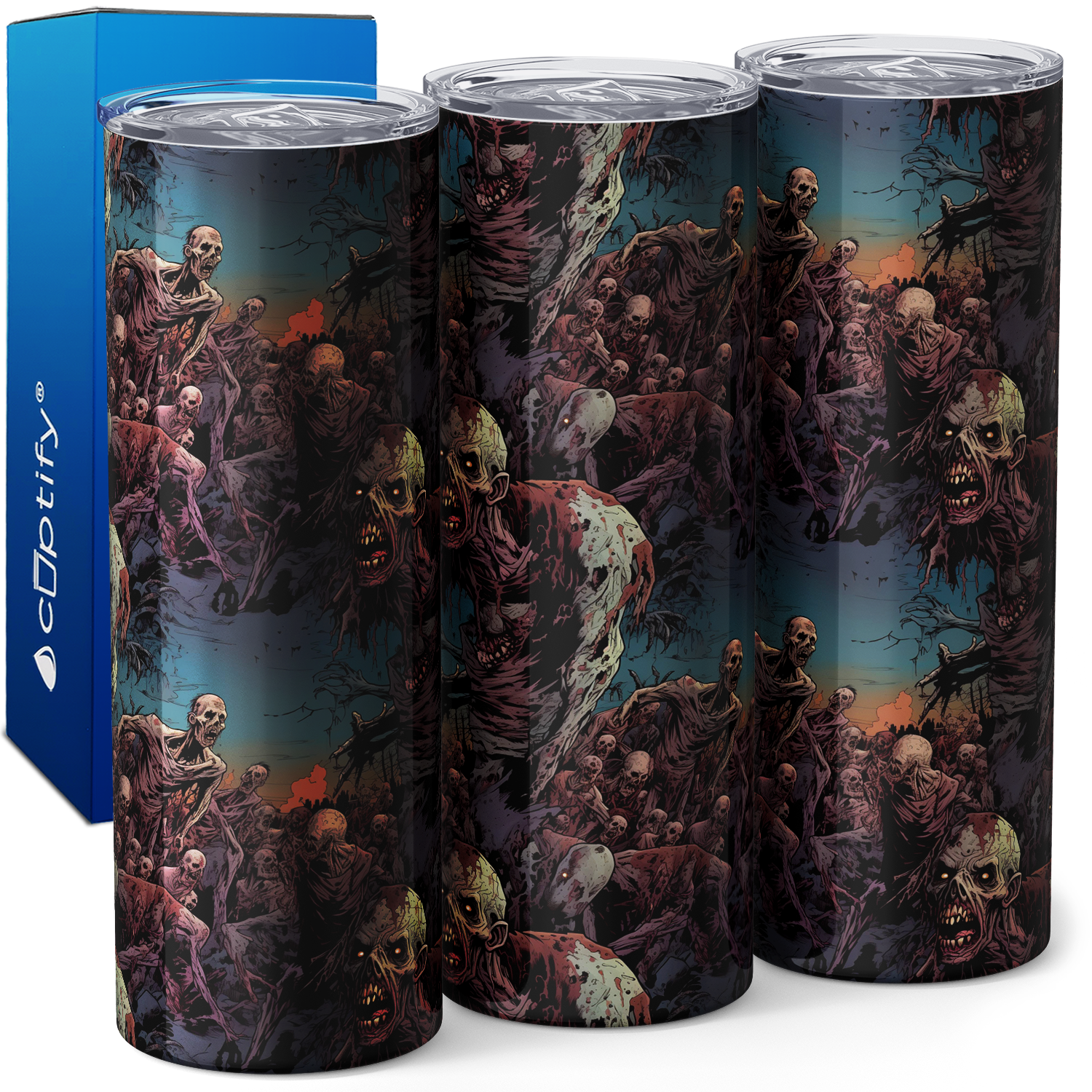 Undead Walking 20oz Skinny Tumbler