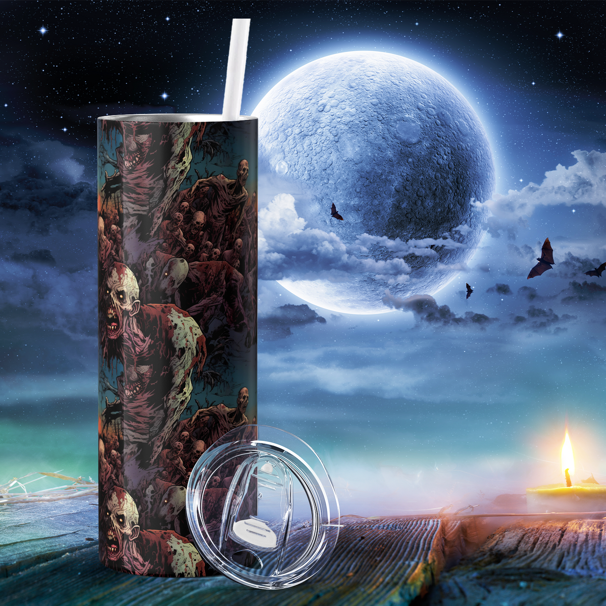 Undead Walking 20oz Skinny Tumbler