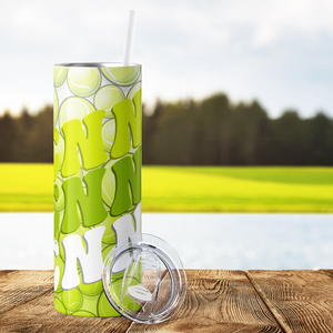 Tennis Tennis Tennis 20oz Skinny Tumbler