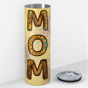 Mom Sunflowers 20oz Skinny Tumbler