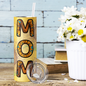 Mom Sunflowers 20oz Skinny Tumbler