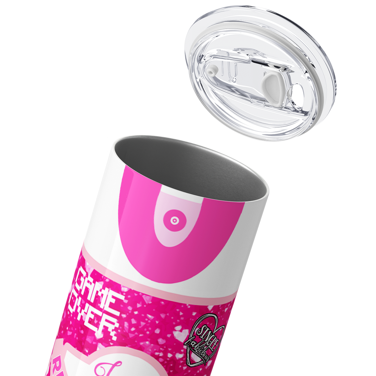 Love Repellent Spray Hot Pink 20oz Skinny Tumbler