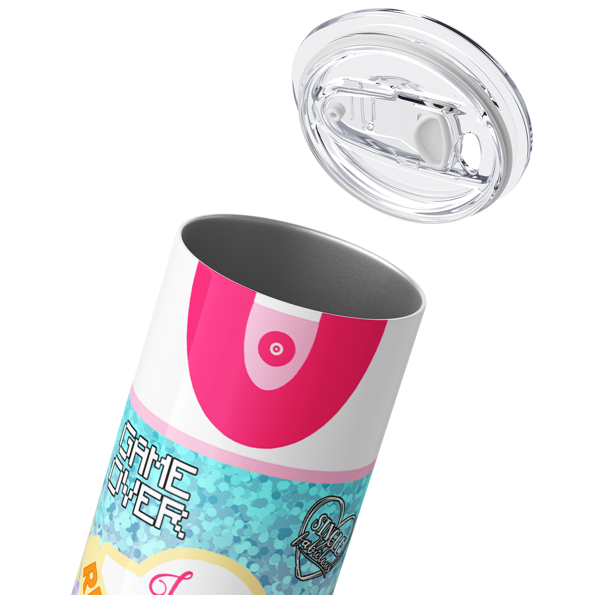 Love Repellent Spray Cupid is Stupid 20oz Skinny Tumbler