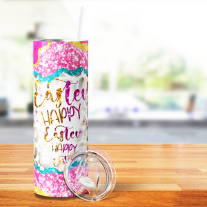 Easter Happy Easter 20oz Skinny Tumbler