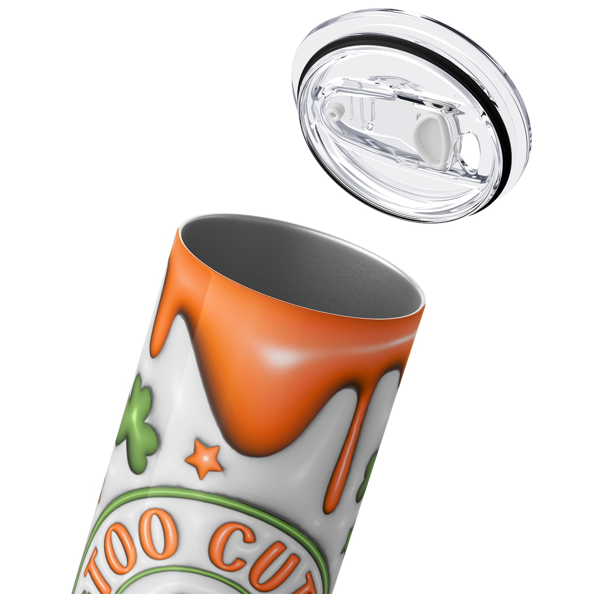 Too Cute Too Pinch Inflated Balloon 20oz Skinny Tumbler