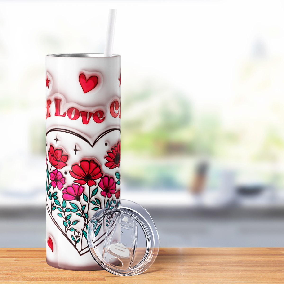Self Love Club Inflated 20oz Skinny Tumbler