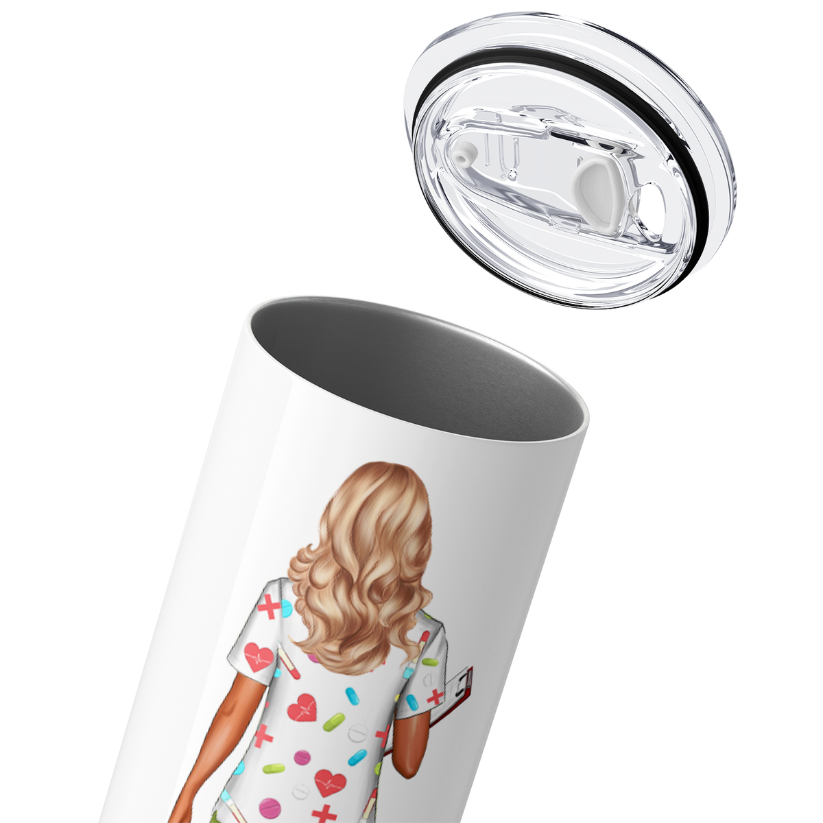Personalized Nurse Limited Edition on 20oz Skinny Tumbler