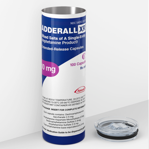 Adderall XR 20oz Skinny Tumbler