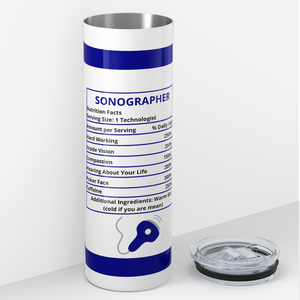 Aquasonic Sonographer 20oz Skinny Tumbler