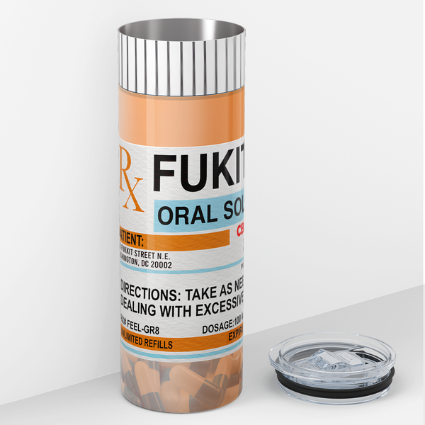 Fucitol Fukitol 20oz Skinny Tumbler - Cuptify