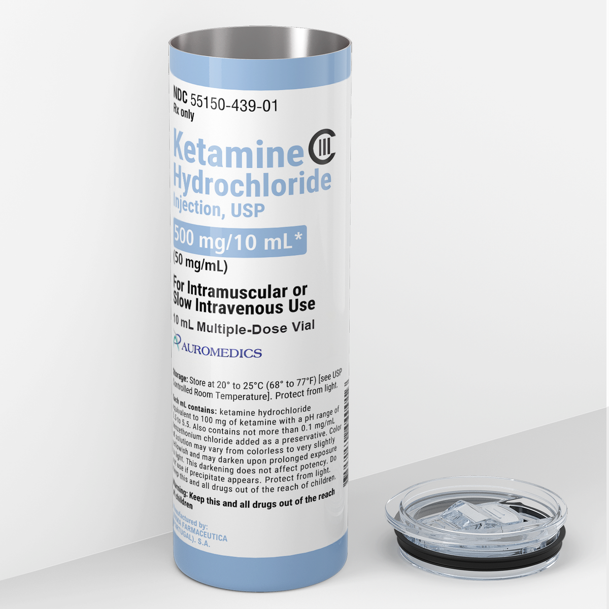 Ketamine 20oz Skinny Tumbler