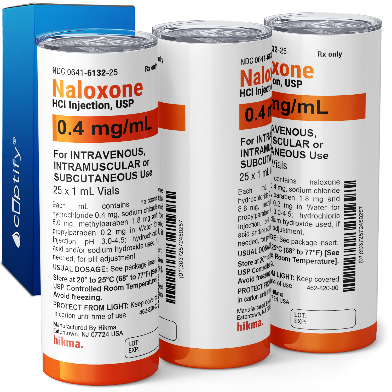 Naloxone 20oz Skinny Tumbler