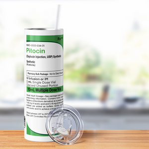 Pitocin Green 20oz Skinny Tumbler