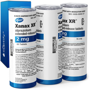 Xanax 20oz Skinny Tumbler