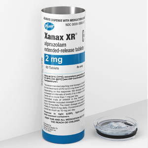 Xanax 20oz Skinny Tumbler