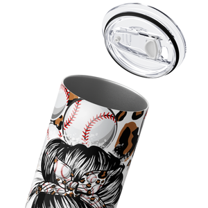 Baseball Aunt 20oz Skinny Tumbler