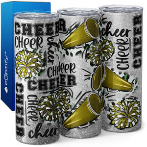 Cheerleader Cheer Pom Pom 20oz Skinny Tumbler