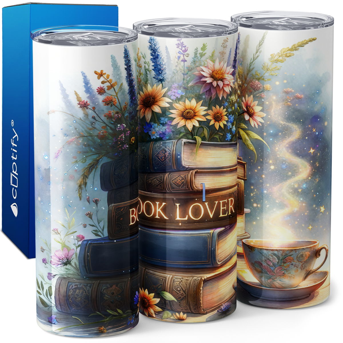 Book Lover 20oz Skinny Tumbler