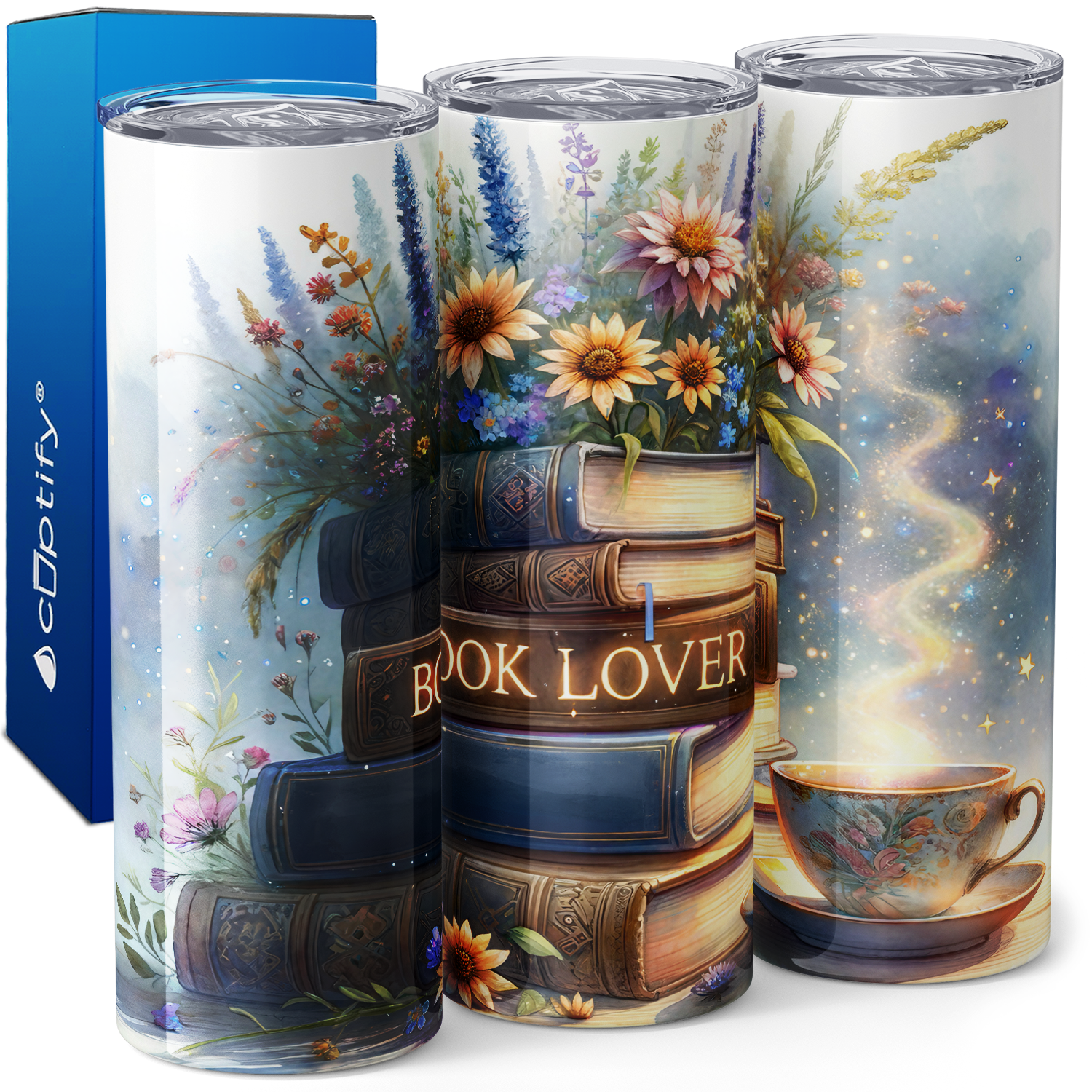 Book Lover 20oz Skinny Tumbler