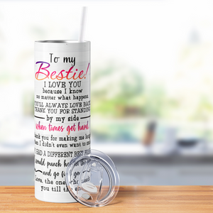 You Are My Person 20oz Skinny Tumbler