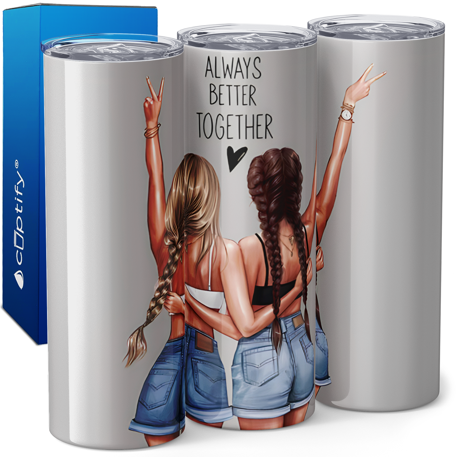 Always Better Together 20oz Skinny Tumbler