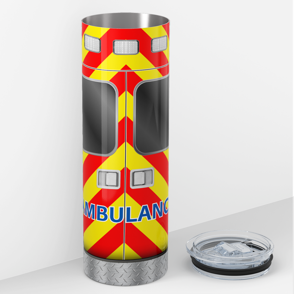 Paramedic Ambulance Red 20oz Skinny Tumbler