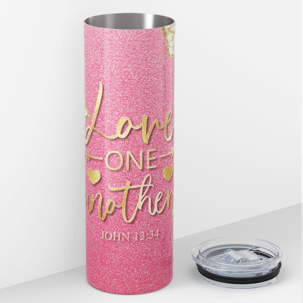 Love One Another John 13:34 20oz Skinny Tumbler