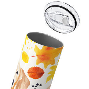 Dachshund Faces Autumn 20oz Skinny Tumbler