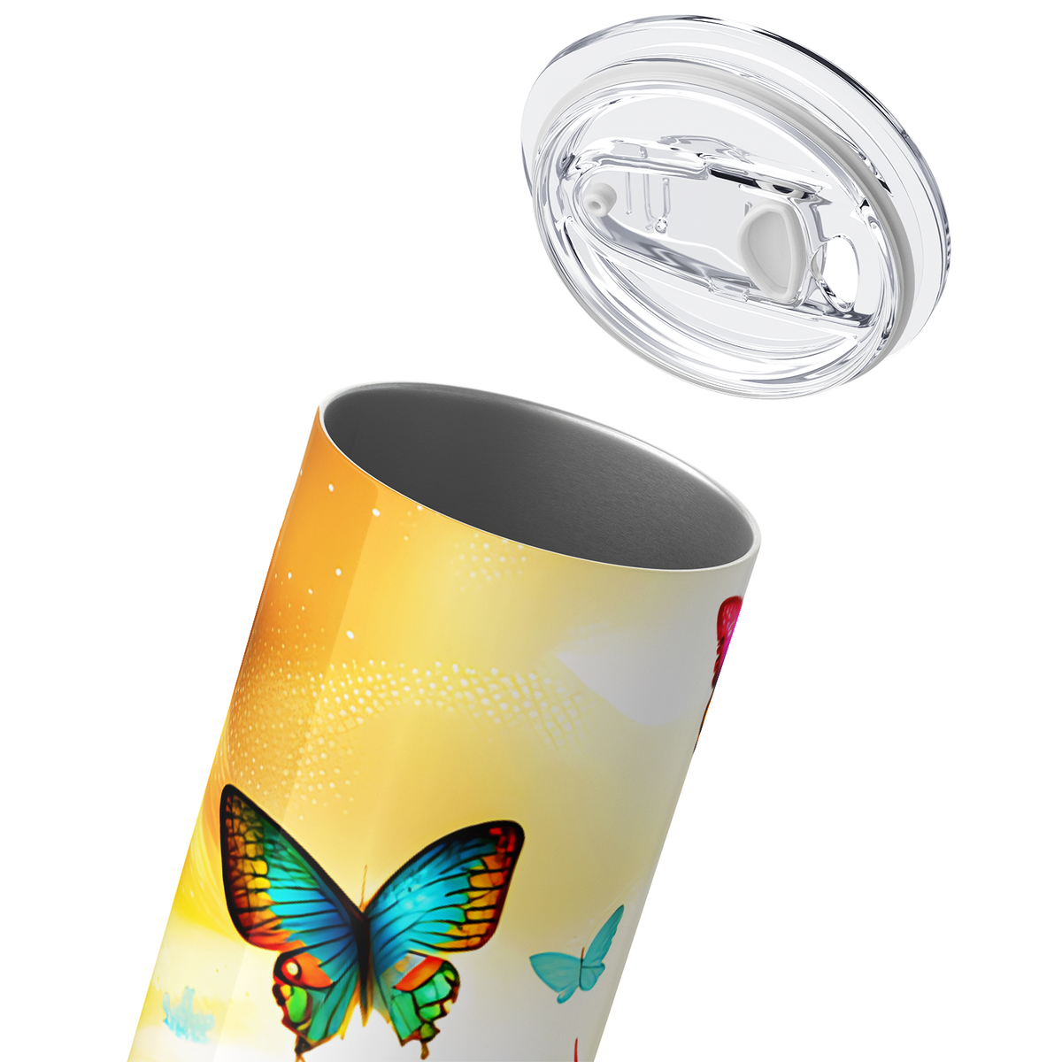 Bokeh Butterfly 20oz Skinny Tumbler