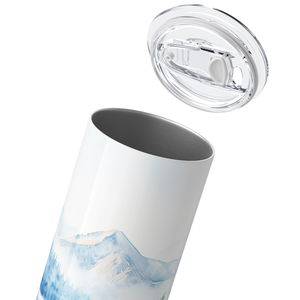 Lake with Chairs 20oz Skinny Tumbler